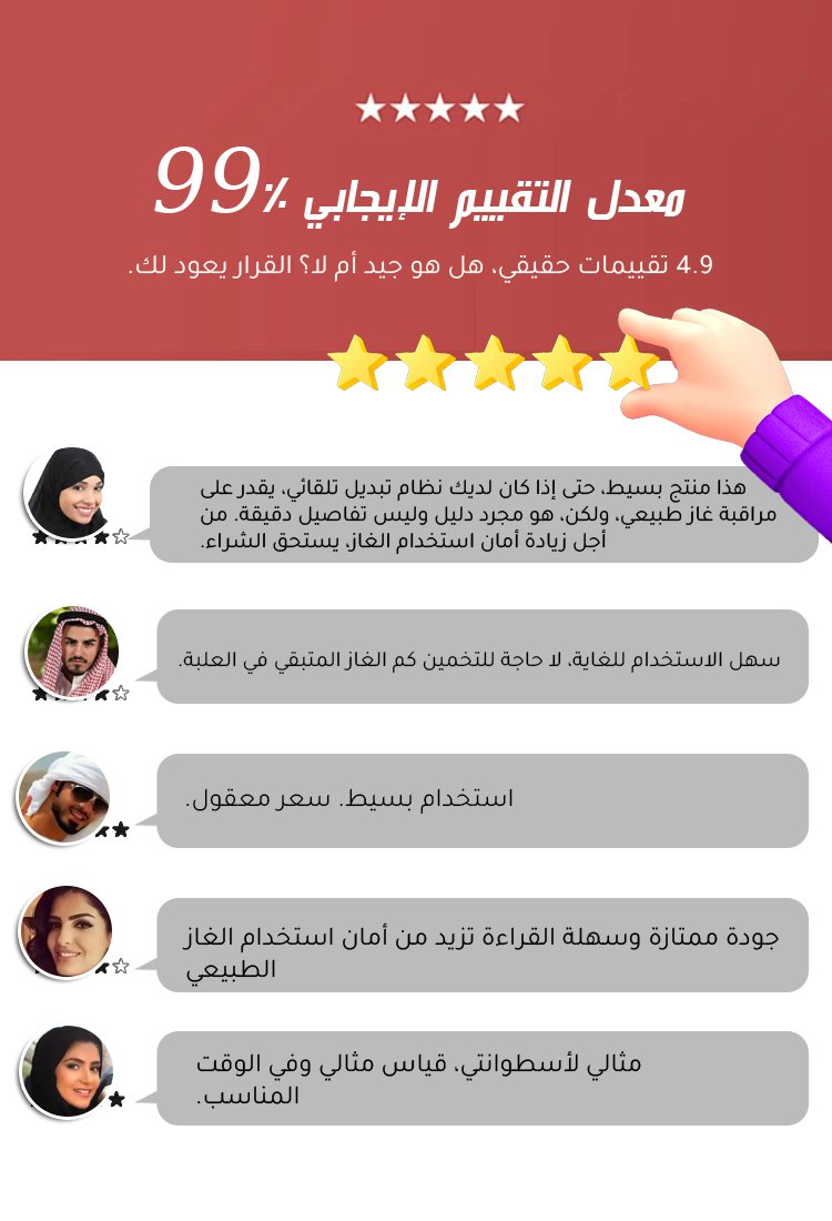 بطاقة اختبار الغاز الطبيعي المغناطيسية 【10 ثوانٍ لقياس كمية الغاز المتبقية】