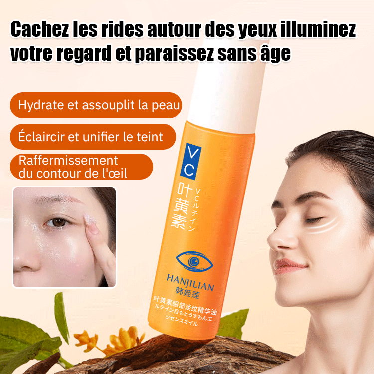 Sérum contour des yeux anti-rides et anti-ridules.