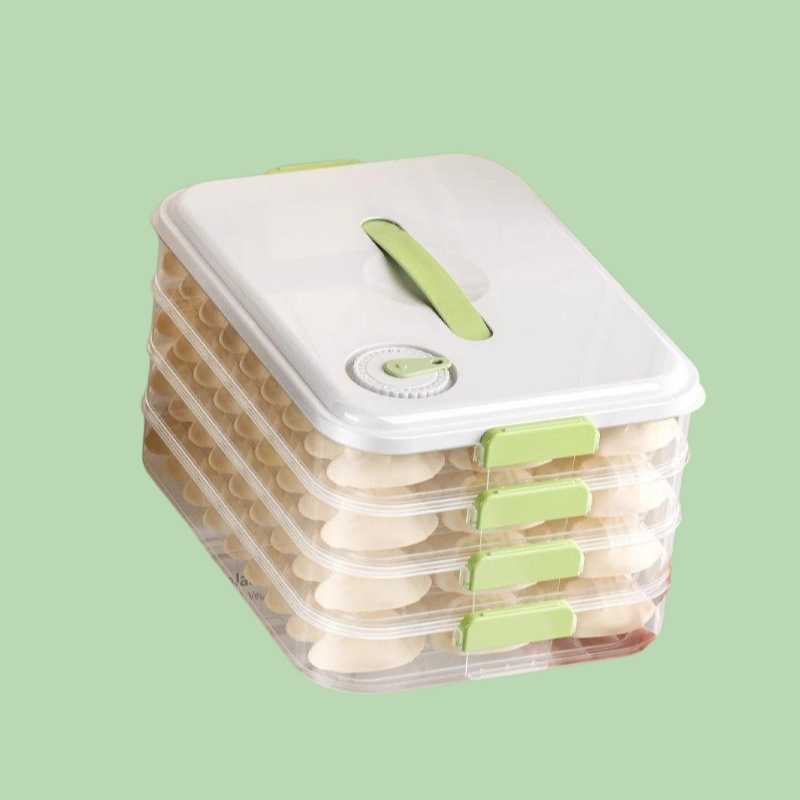 廚房家用冷凍餃子盒