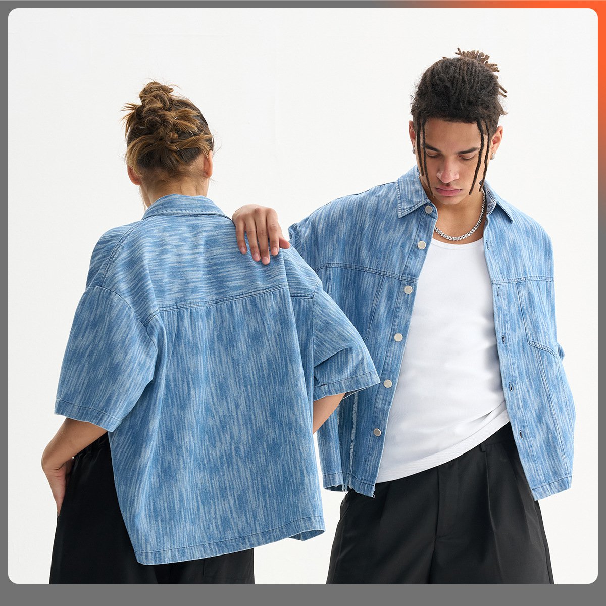 Die hipster roots stellen die kurzärmeligen jungs her