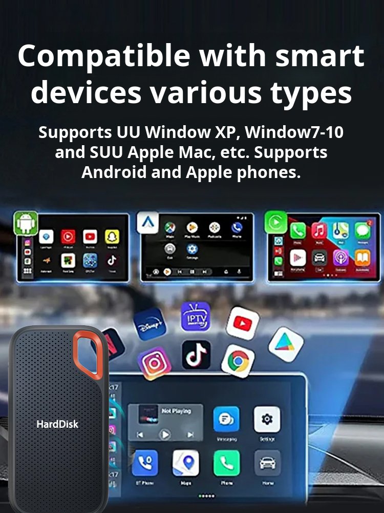 High-speed solid-state mobile hard drive