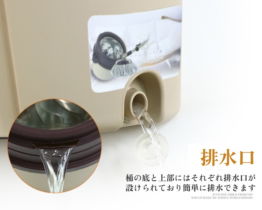 怠惰な手の圧力フリー回転モップの使い方説明