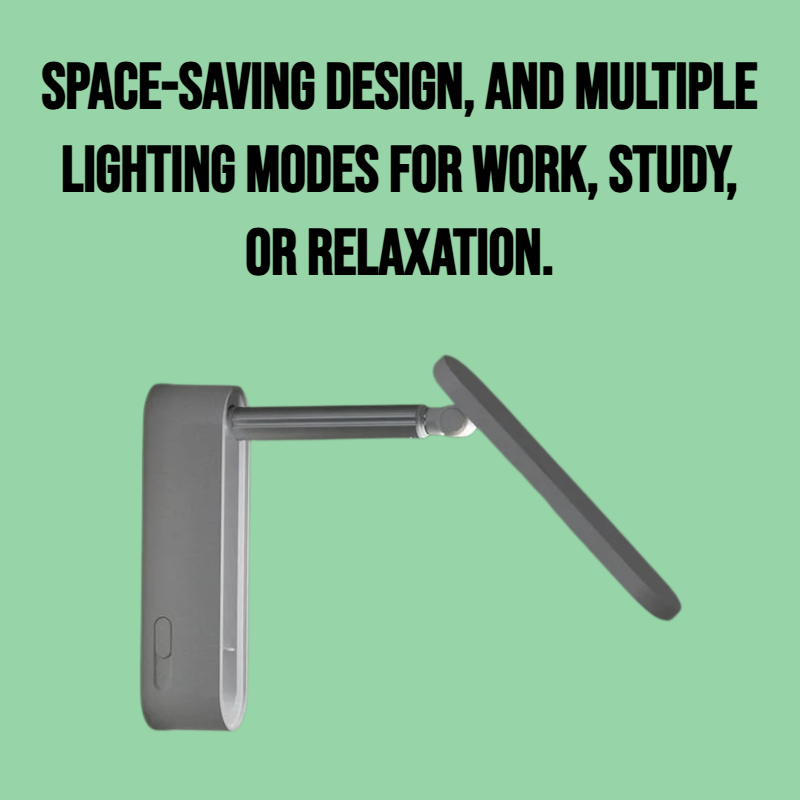 Simple geometric multifunctional LED desk lamp