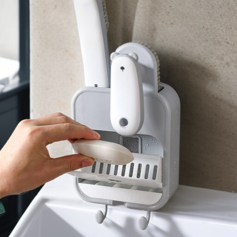 가정용 대형 펀치 면제 벽걸이식 비누 아스팔트 선반