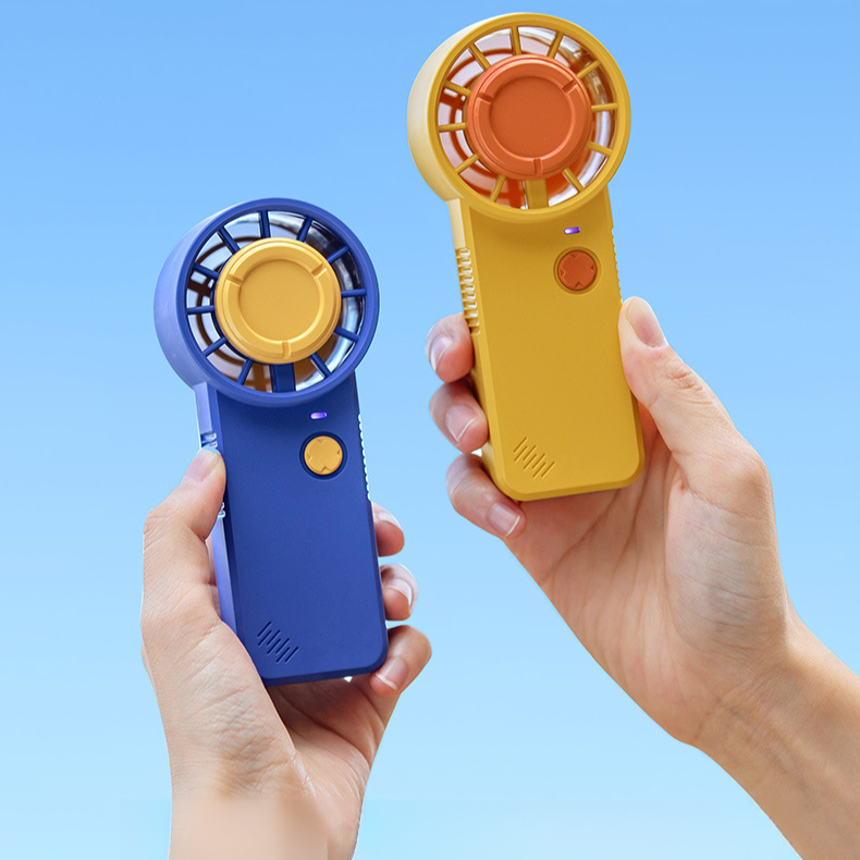 ポータブル卓上小型扇風機 ミニネックファン ハンドヘルドファン