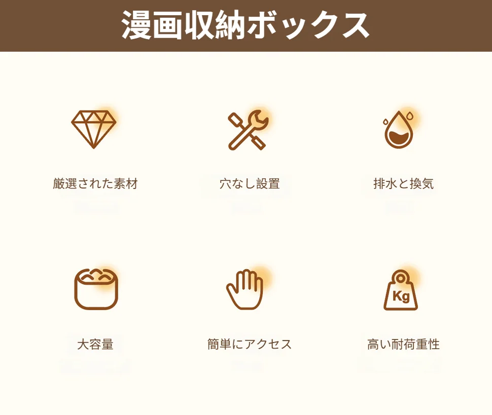 壁掛け可能なティッシュボックスの設置例