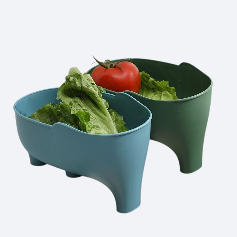 주방 싱크대 다기능 과일과 채소 물바구니