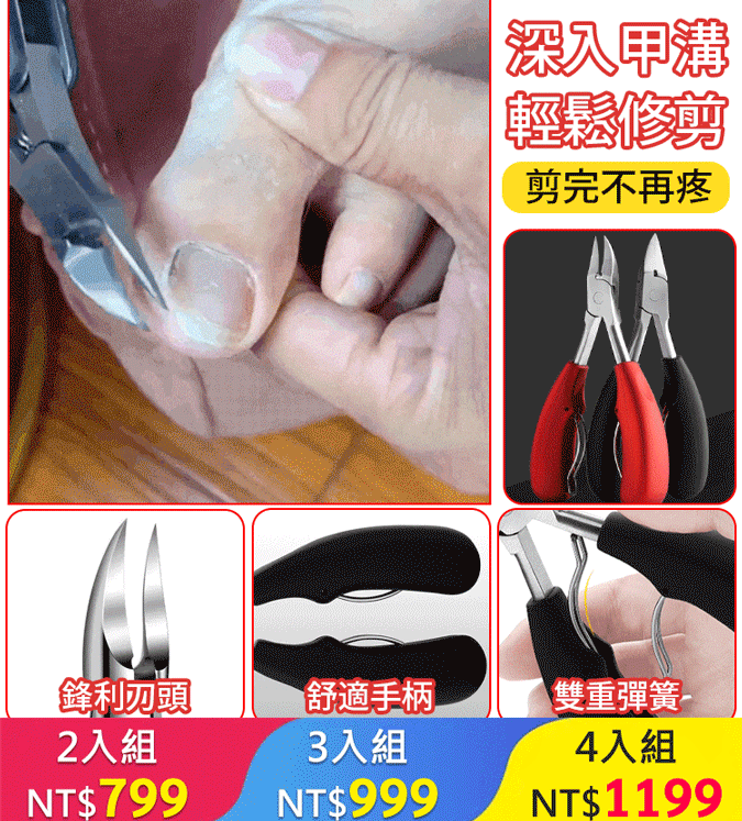 甲溝炎專用鷹嘴鉗