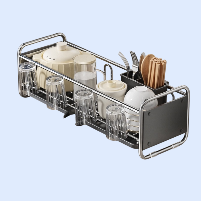 304 스테인리스 주방 싱크대 접시 및 수저 정리 건조대 S