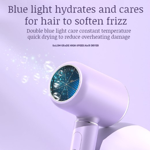 Household highpower electric hair dryer blue anion quick dry hair dryer