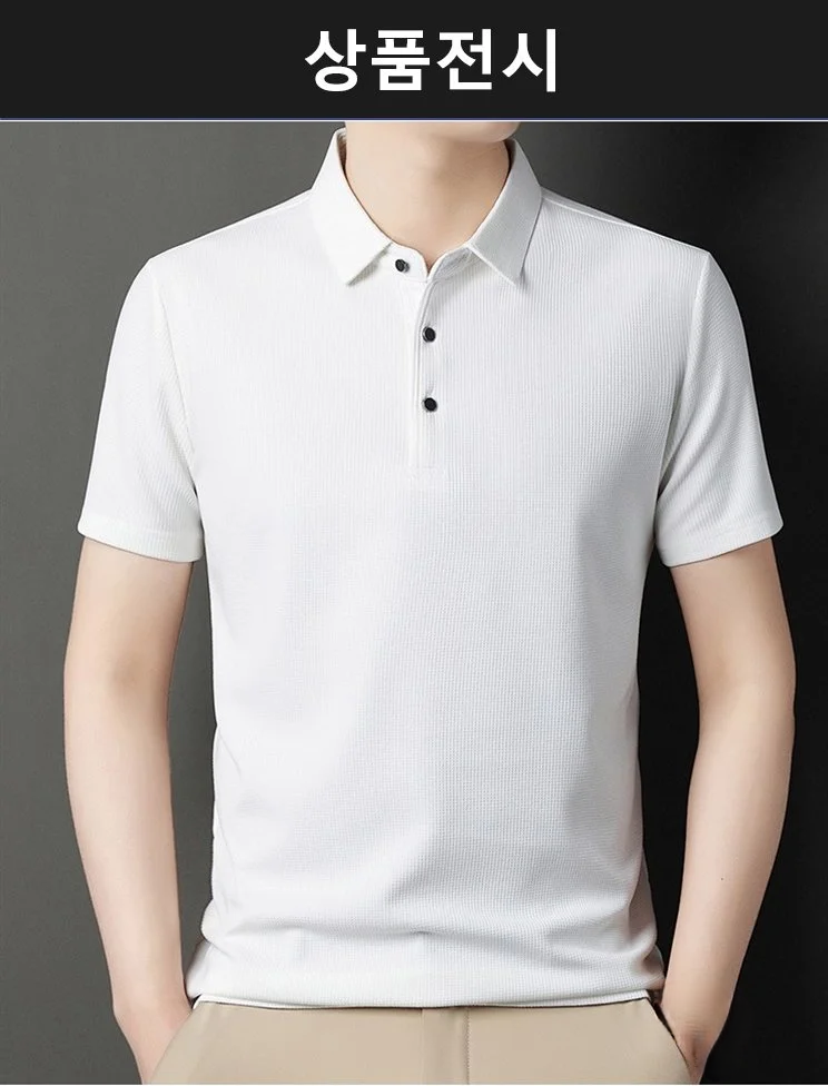 여름용 남성 반팔 폴로셔츠