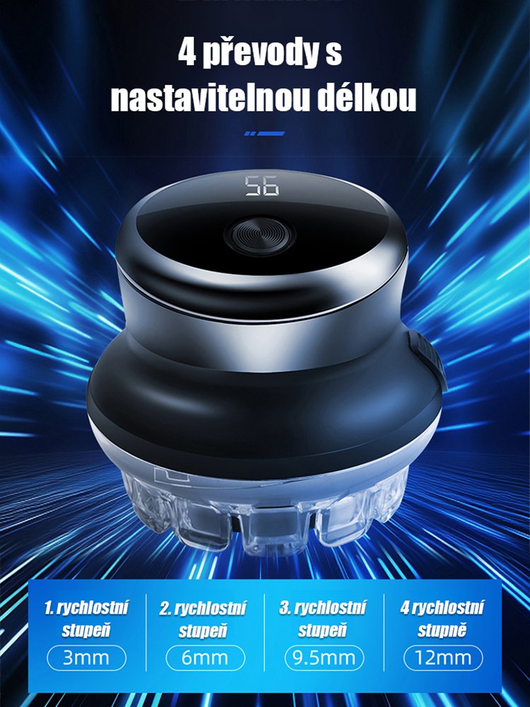 Plně automatický nový model létajícího talíře na stříhání vlasů.