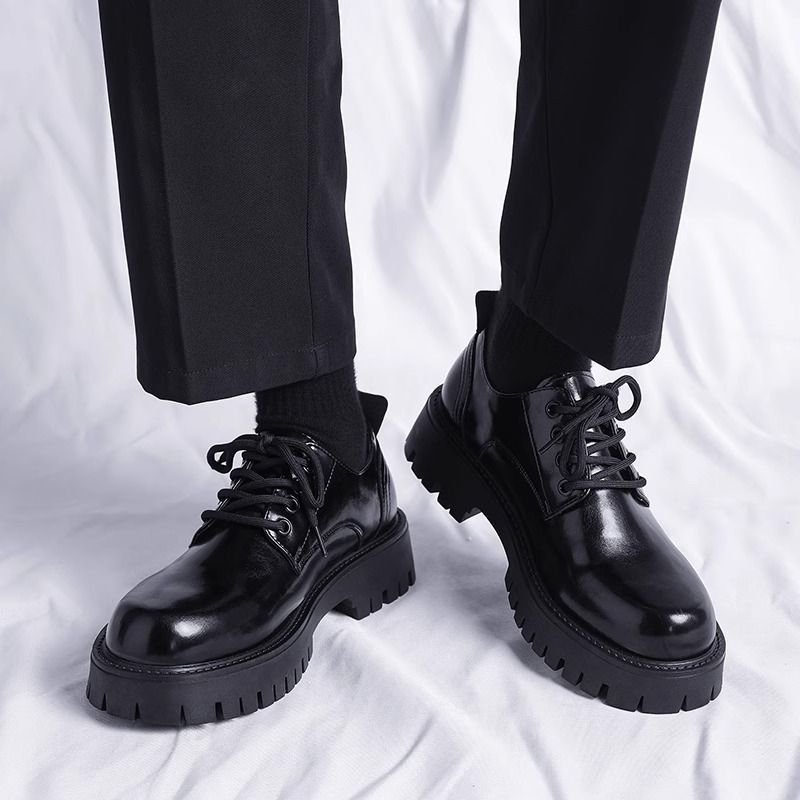 영국 스타일 소프트 솔 가죽 구두