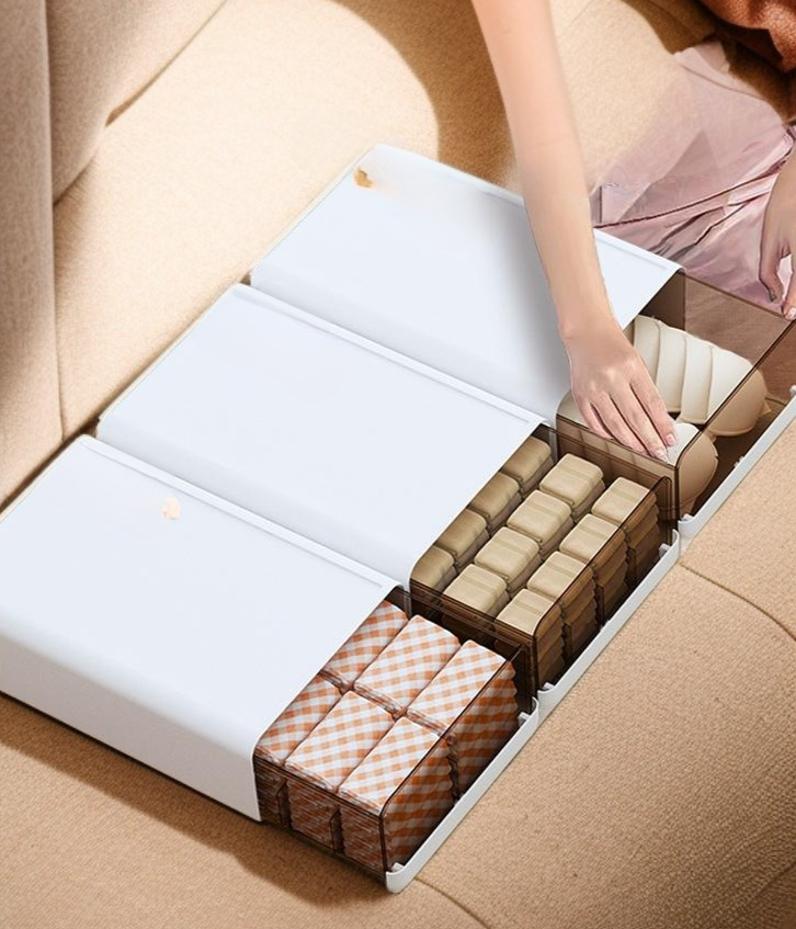 Easy-to-use household storage box for organizing underwear