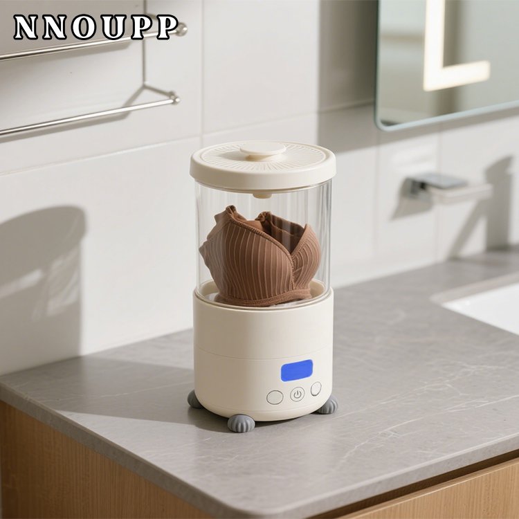 Kompakter Waschbecher für effizientes Wäschewaschen