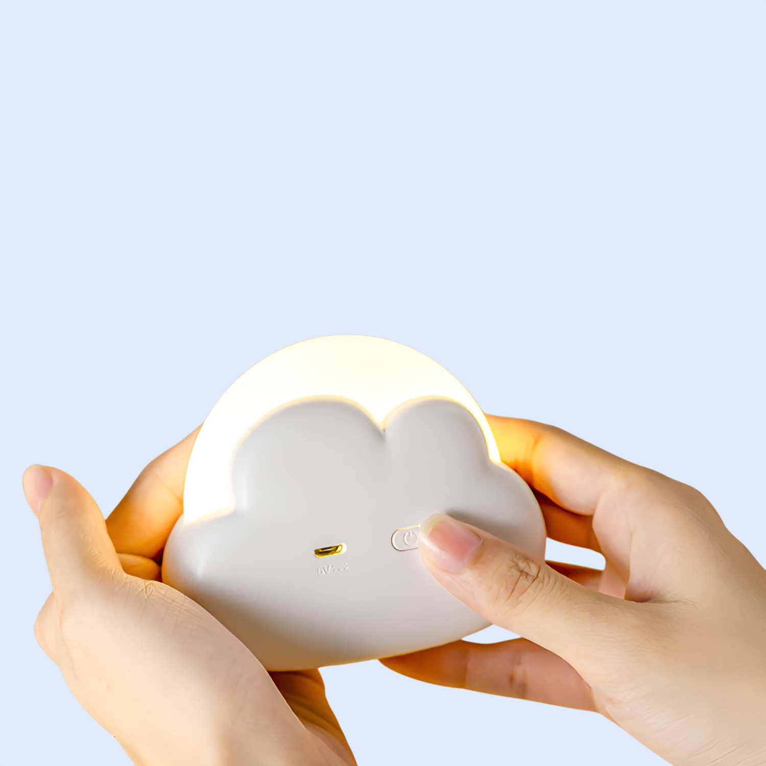 창의적인 충전 귀여운 구름형 야간 조명