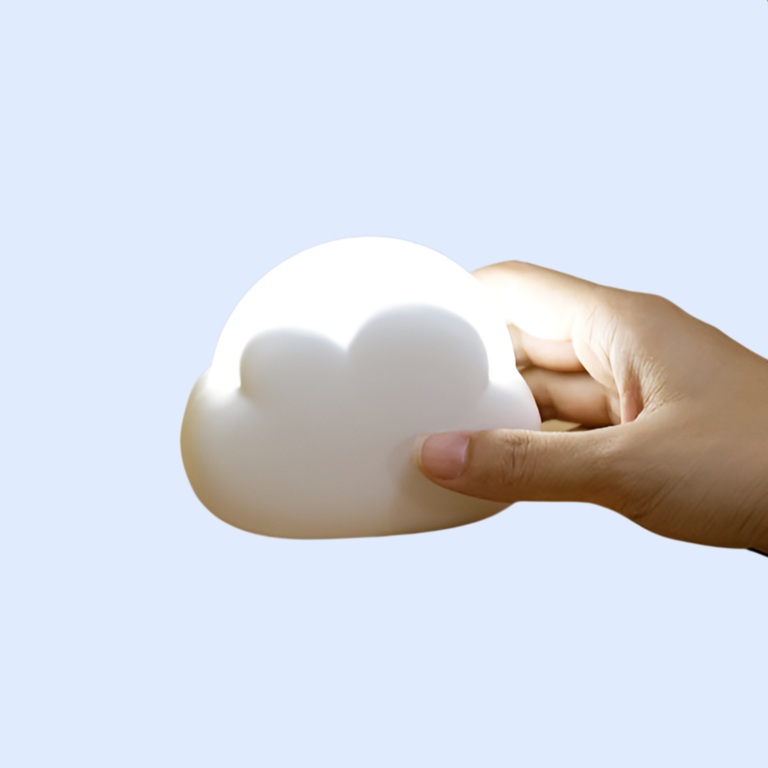 창의적인 충전 귀여운 구름형 야간 조명