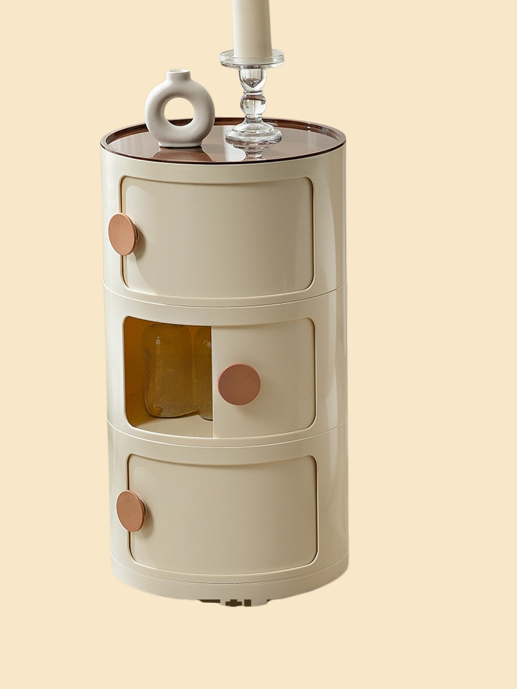 둥근 홈 심플 크리에이티브 침대 옆 탁자