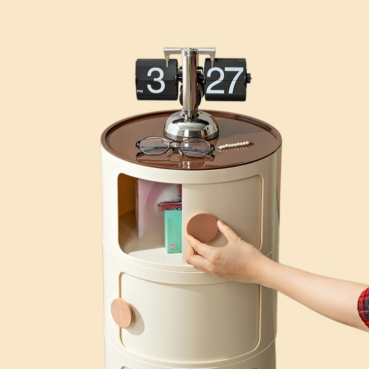 둥근 홈 심플 크리에이티브 침대 옆 탁자