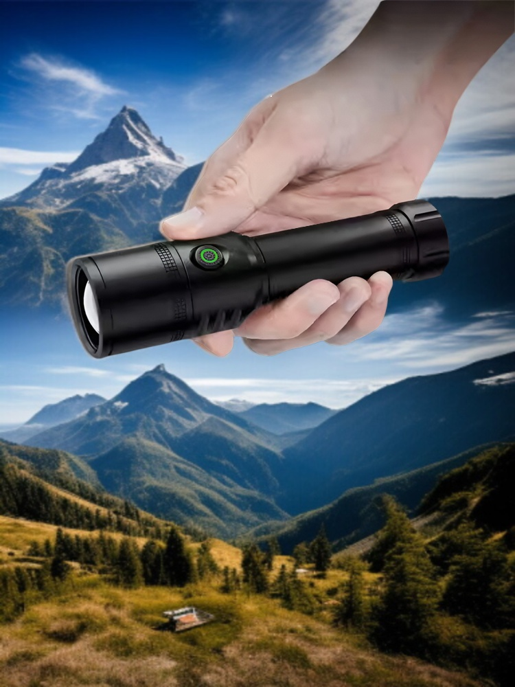 강광 휴대용 줌 직충 손전등