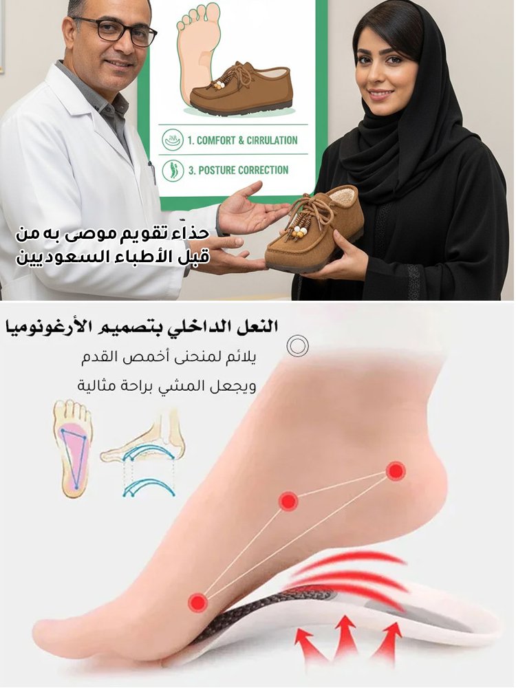 حذاء كاجوال دافئ وسهل التنسيق (بطانة من وبر الإبل)