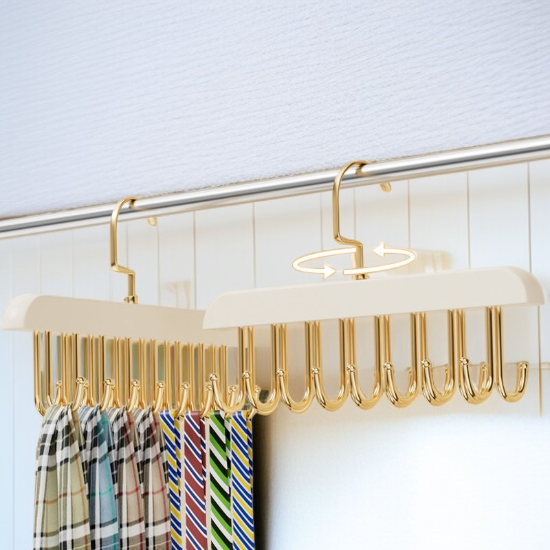 원목 슬립 행거 후크형 전용 옷 수납 선반 다용도 속옷 수납 선반