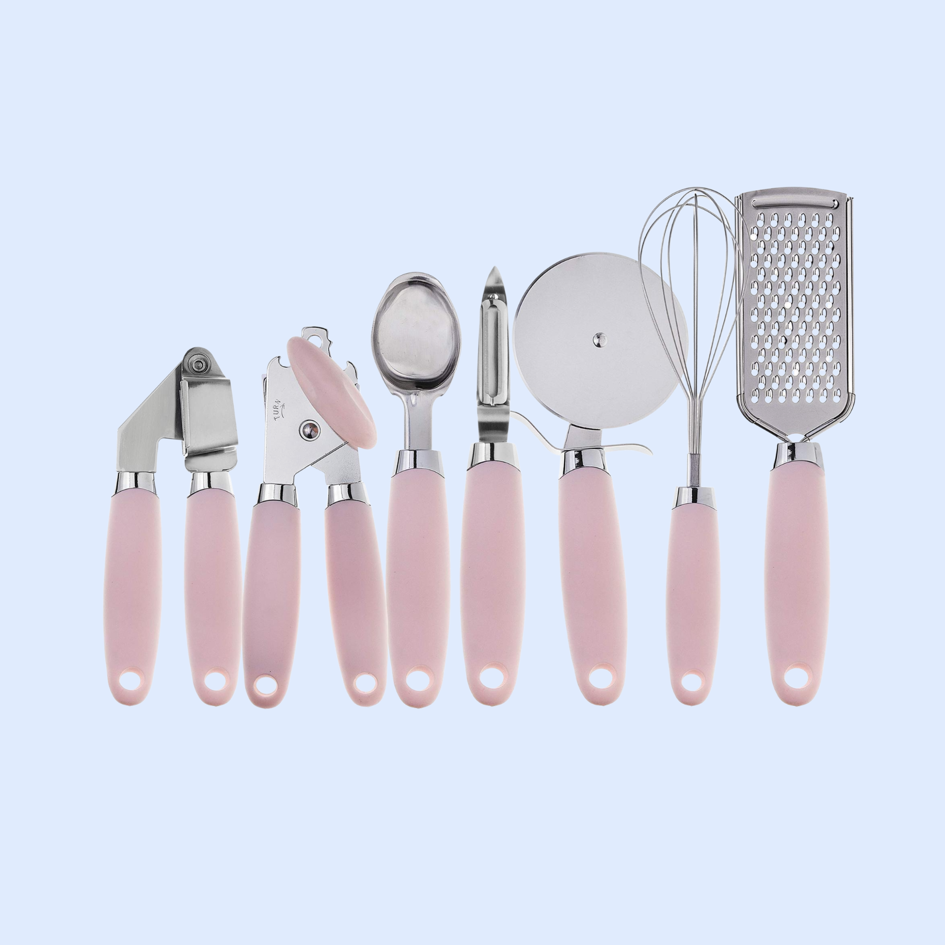 Stainless steel kitchen tool set 8 pieces