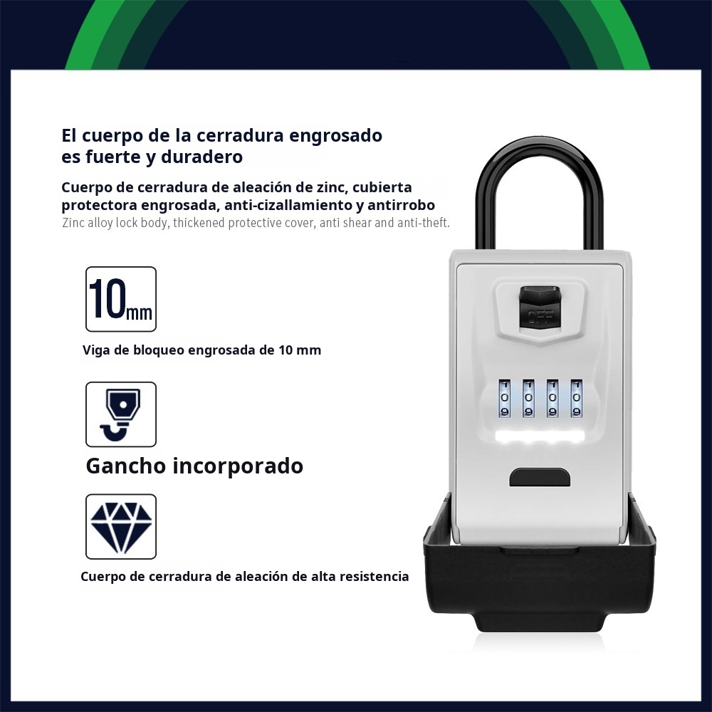 Caja de llaves JMY con iluminación LED integrada