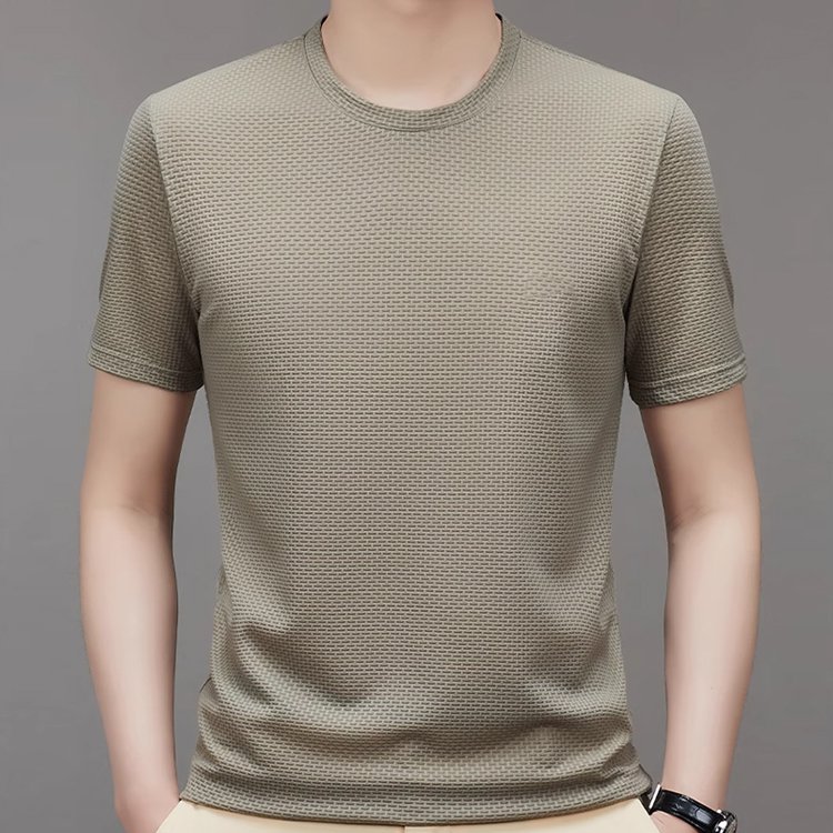 스타일리시한 디자인의 메쉬 남성 티셔츠