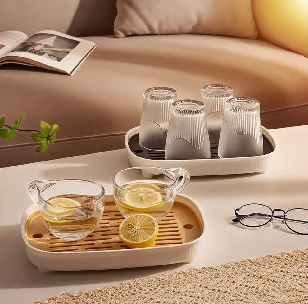 Rechteckige Teescheibe für Teeliebhaber