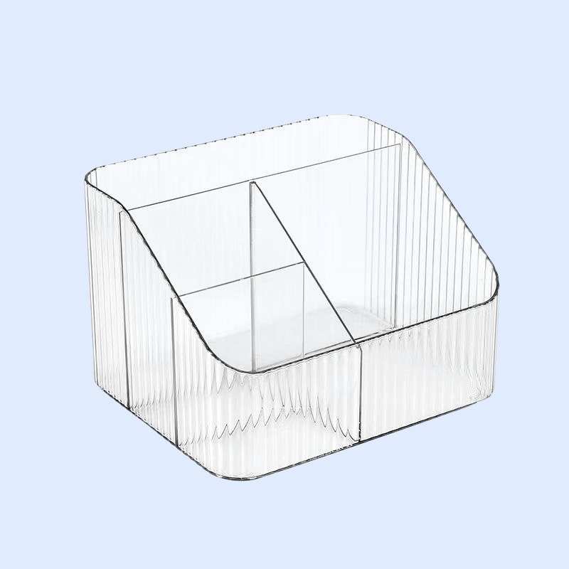 ライトラグジュアリースタイル多機能文房具収納バケツデスクオーガナイザー