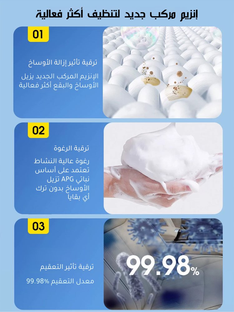 رغوة تنظيف متعددة الوظائف - إصدار مخصص للشرق الأوسط