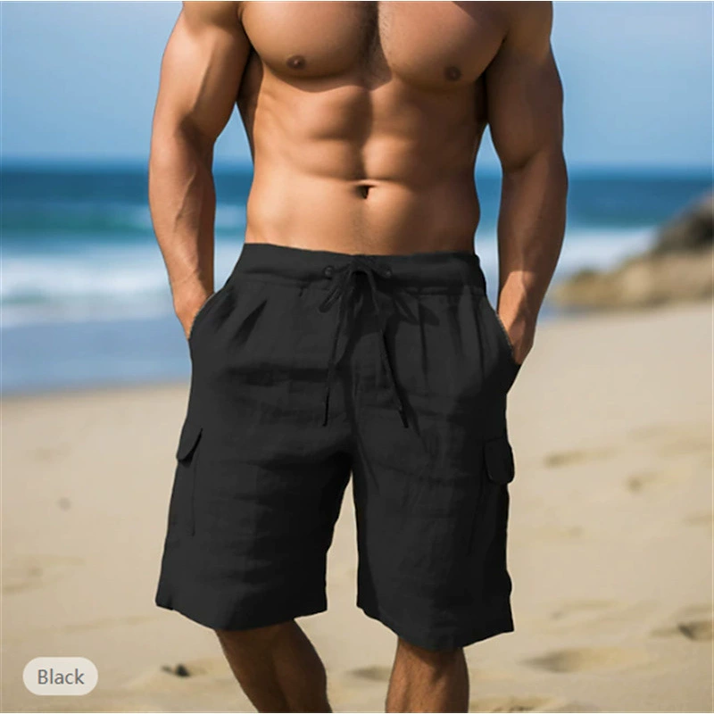 Wiele kieszeniowych szortów plażowych mężczyzn
