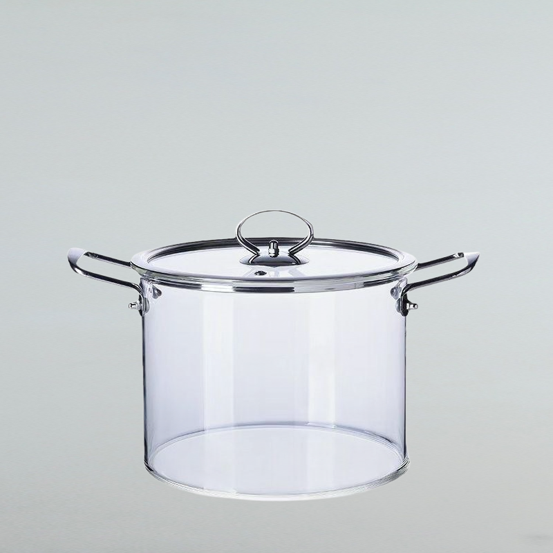 고붕소 실리콘 쌍귀 유리솥