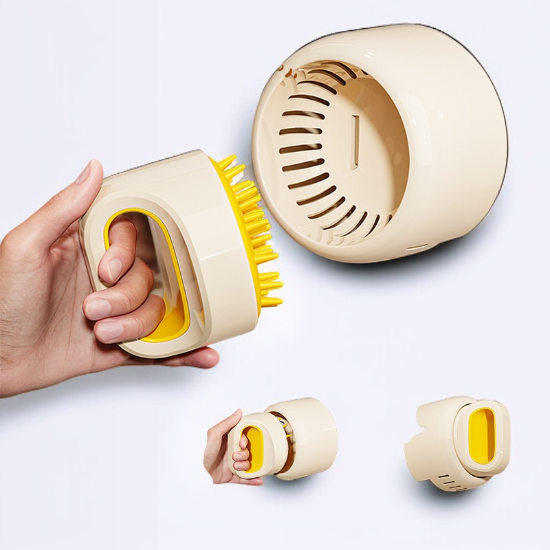 Scalp cleansing massage shampoo comb