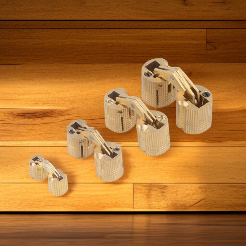 One character copper concealed hinge