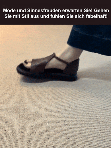 Handgefertigte Ledersandalen