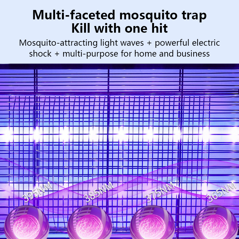 Wall-mounted mosquito killer lamp