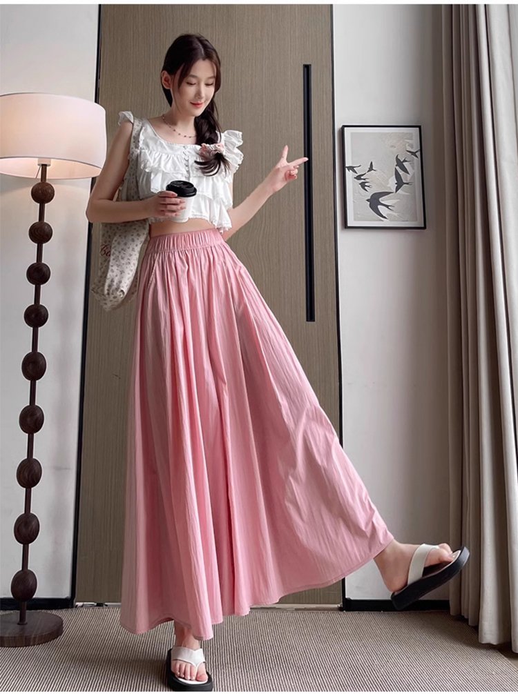 着瘦せ効果万能ワイドパンツ