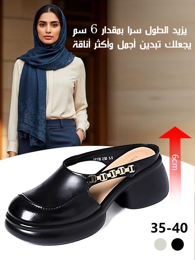 【تصحيح الوضعية】صندل نسائي بكعب عالي ومقاوم للماء بعلوي مجوف