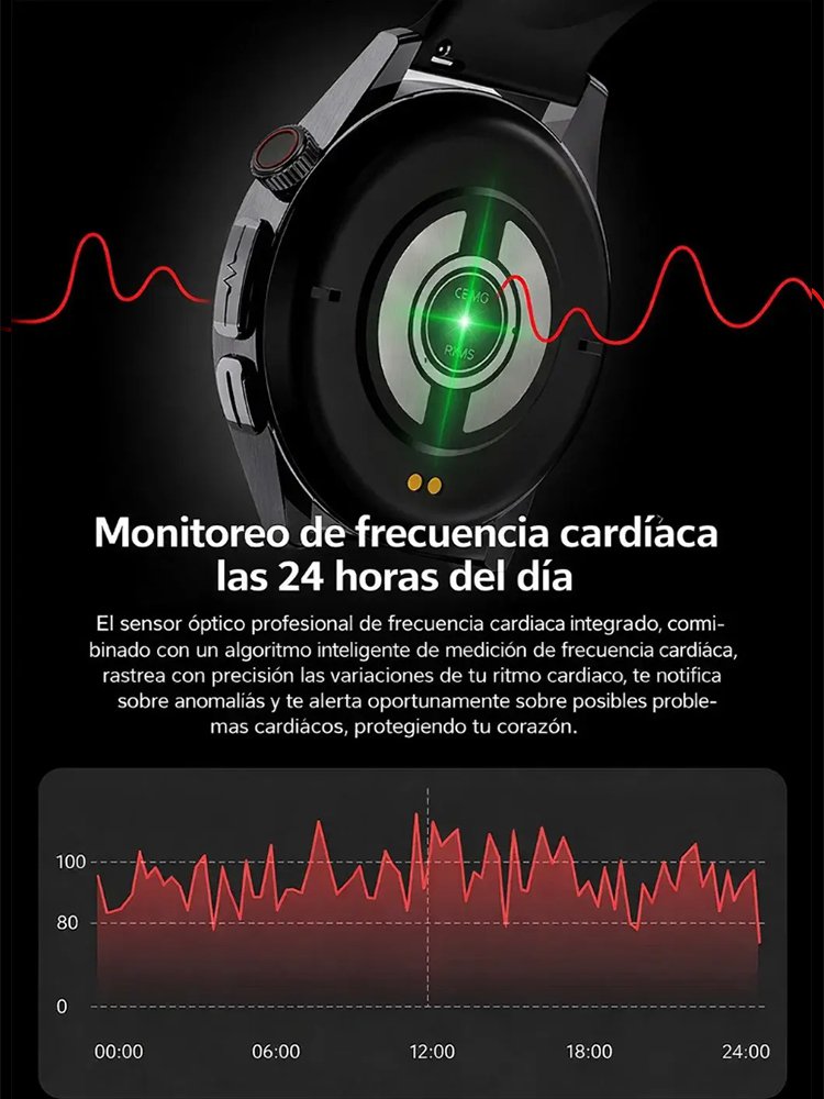 【¡Recomendado por médicos!】¡El reloj inteligente de salud más avanzado!