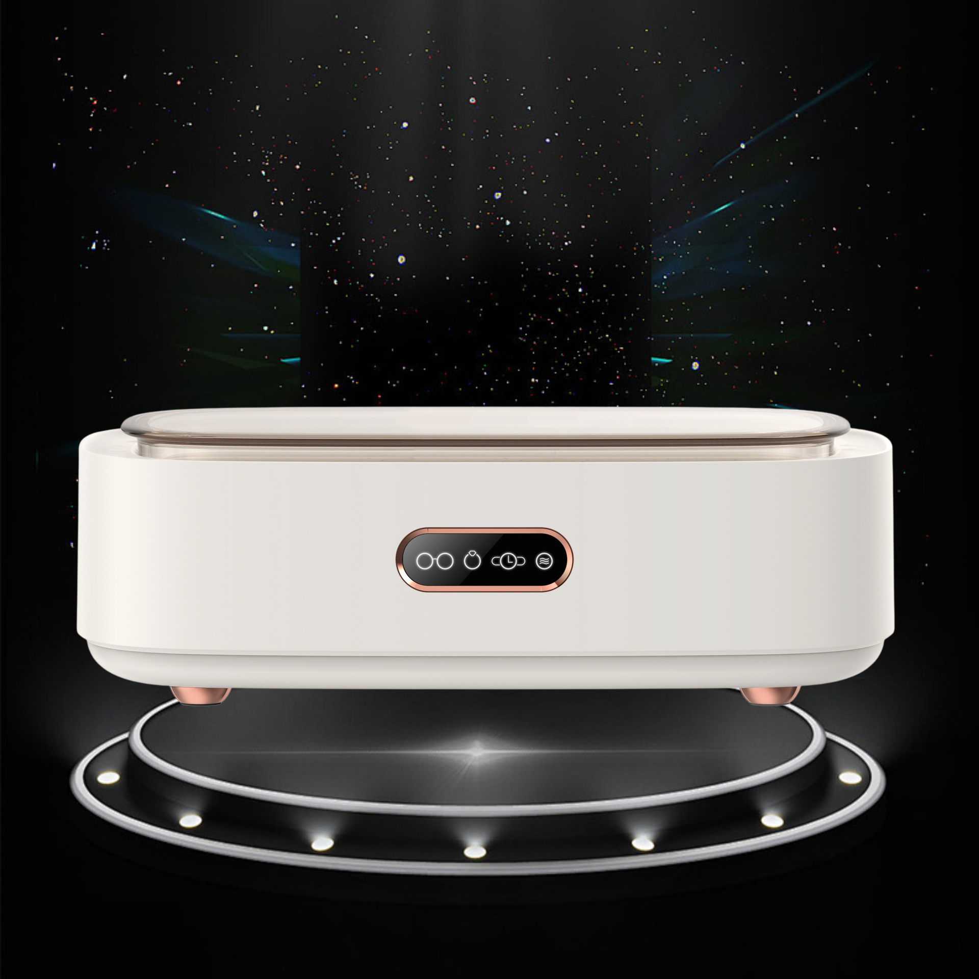 Přenosný mini čistič na brýle, hodinky a rovnátka do domácnosti