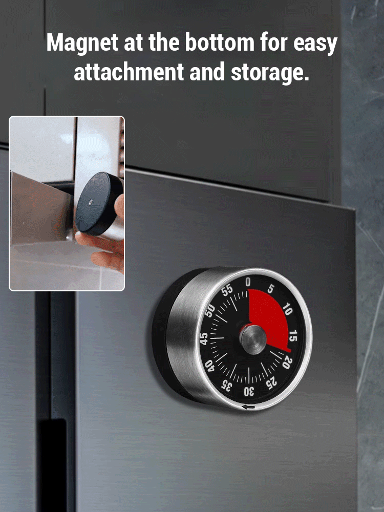 【Time Management】Multi-purpose stainless steel timer