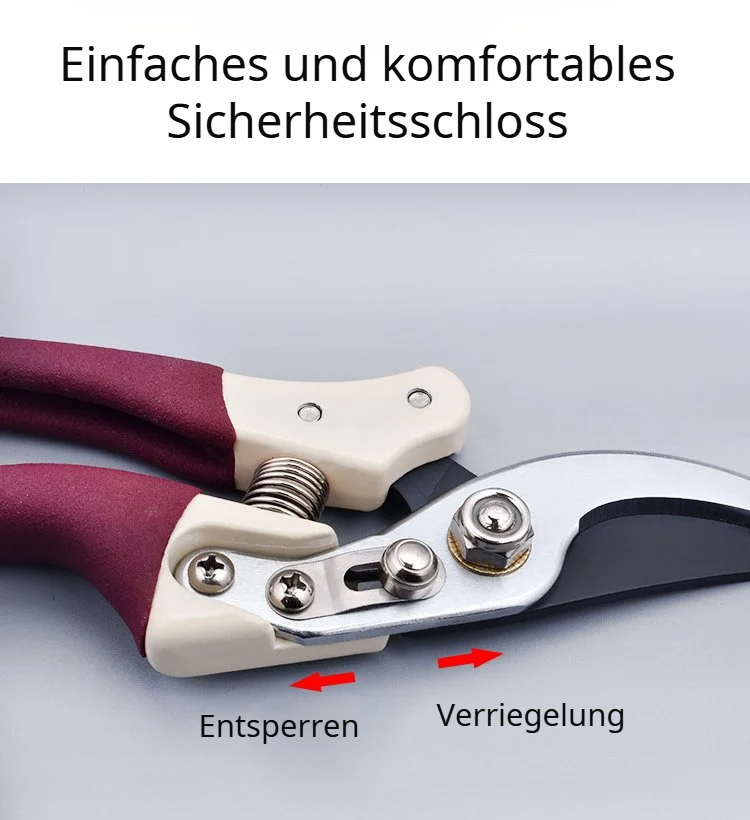 Robuste Astschere für Gartenpflege