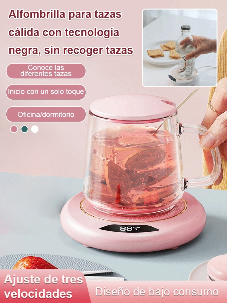Estera calefactora para tazas