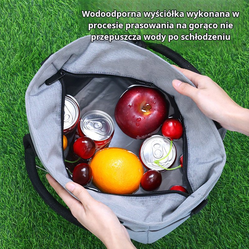 Torba na lunch o dużej pojemności z wieloma kieszeniami dla pracowników biurowych, torba na lunch, i