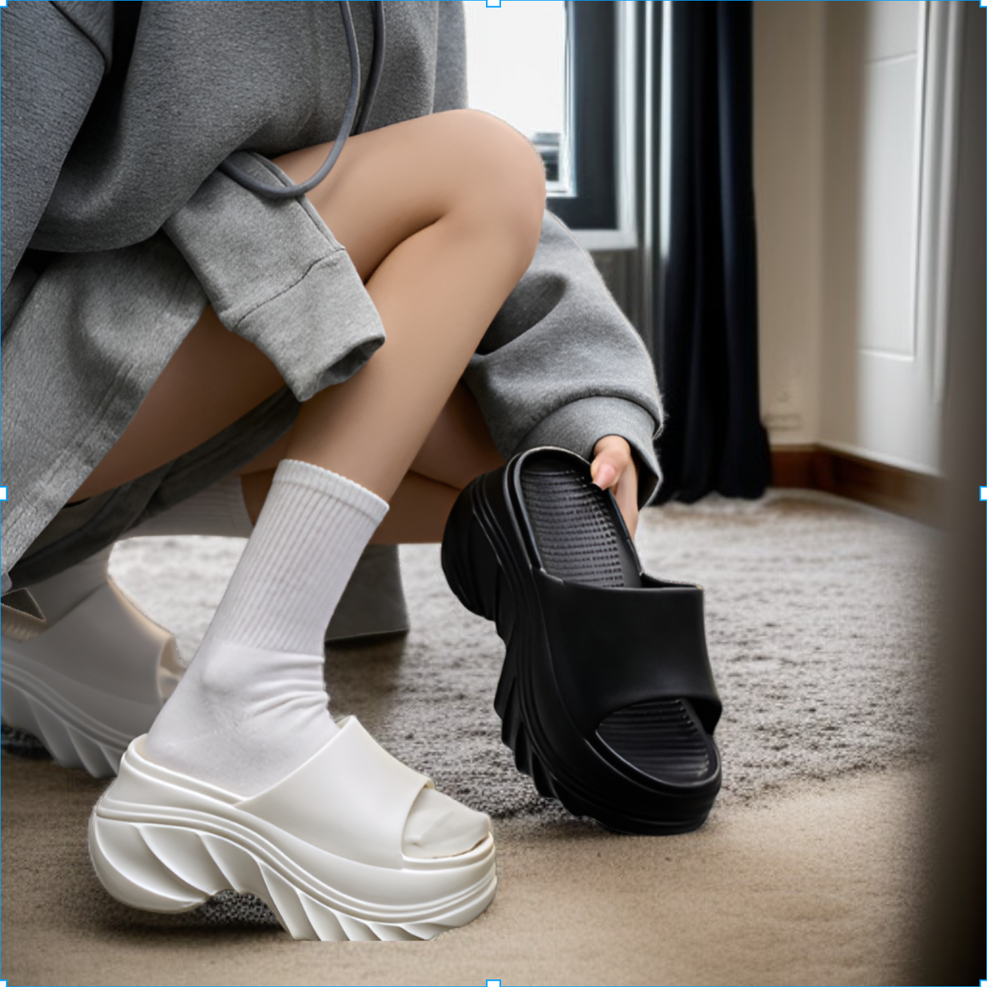 نعال نسائية جديدة للربيع والصيف 2025، نعال خارجية غير قابلة للانزلاق، نعال منزلية داخلية