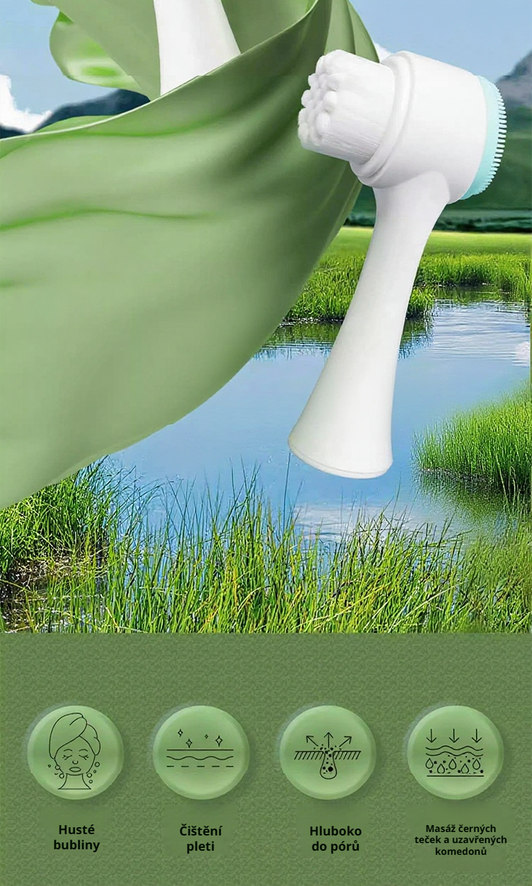 Pomůcka pro stažení pórů a hladkou pokožku