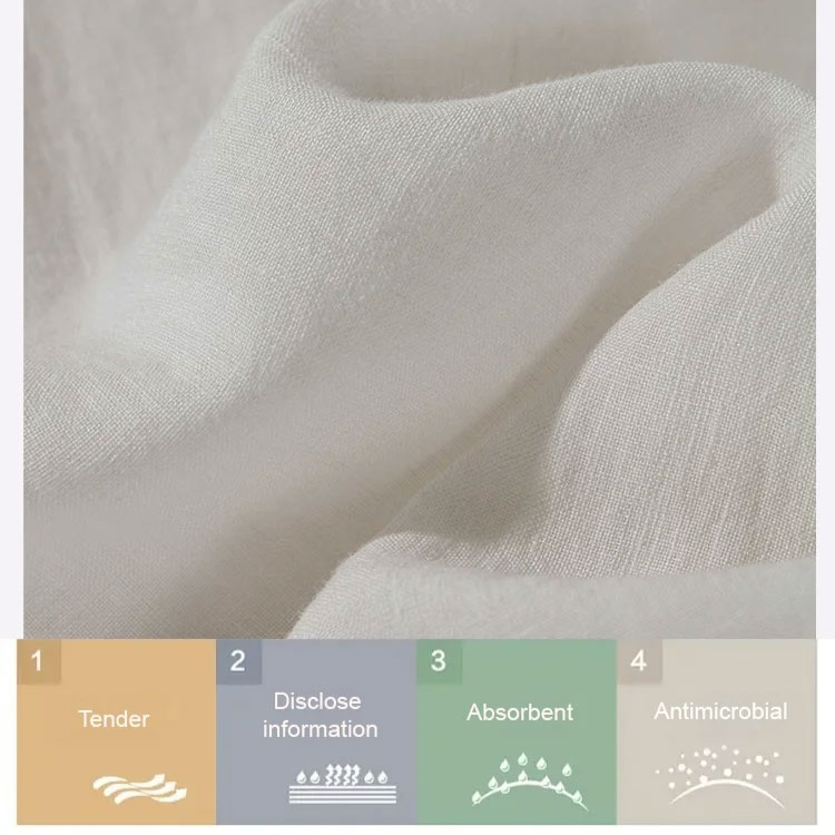 Two-piece loose cotton linen pants skirt