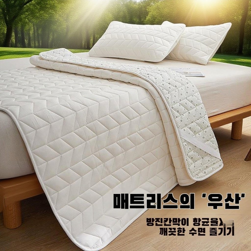접이식 순면 매트리스, 미끄럼 방지 항균 요, 싱글 가정용 침실 매트